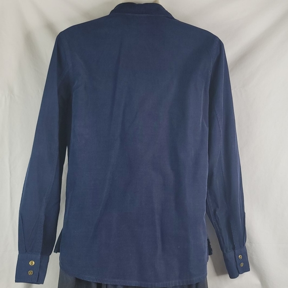 Patagonia long sleeve button down blue shirt sz 4 - Picture 2 of 11